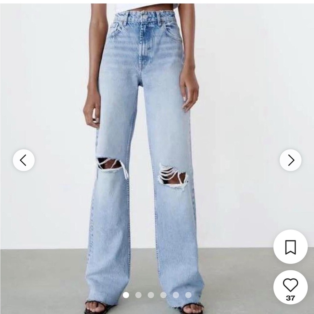 Zara wide leg jeans